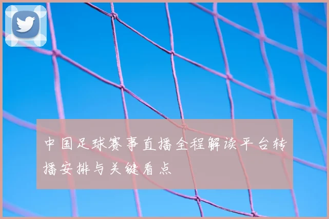 中国足球赛事直播全程解读平台转播安排与关键看点